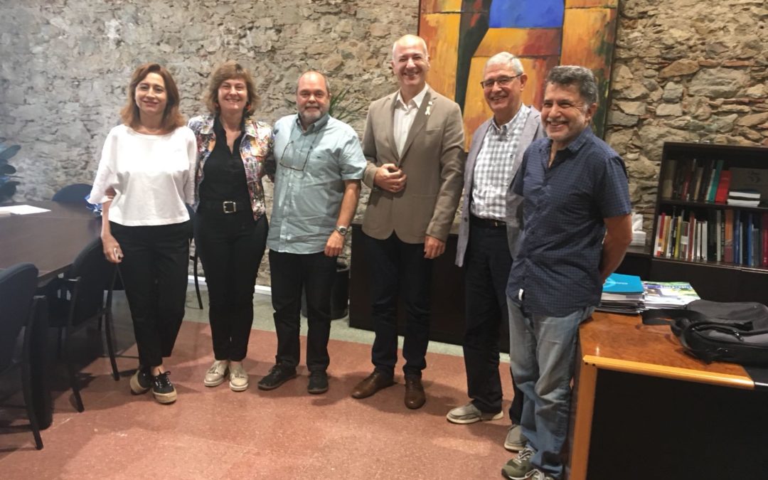 LA FUNDACIÓ PALLACH VISITA EL RECTORAT DE LA UdG