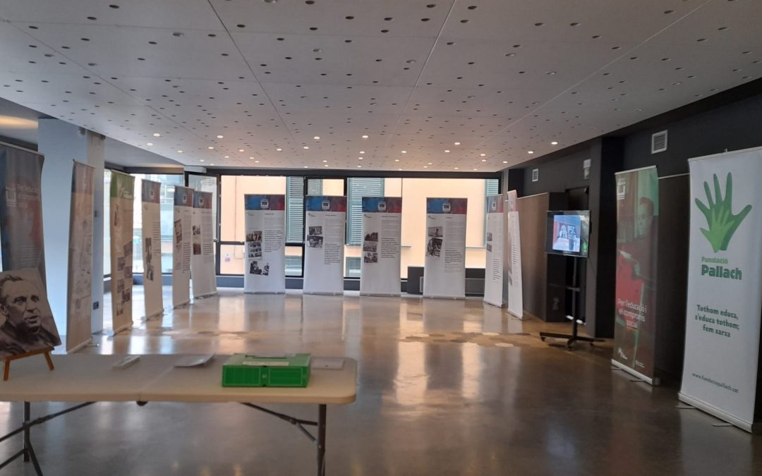 EXPOSICIÓ I ACTE DE L’ANY PALLACH.  Sala d’exposicions de les Galeries Carmen de Palamós.    març 2021