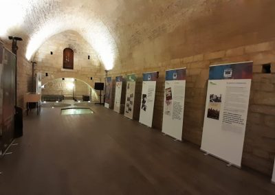 INAGURACIÓ DE L’EXPOSICIÓ. “JOSEP PALLACH: PER L’EDUCACIÓ I EL COMPROMÍS SOCIAL”. Al Castell Palau de la Bisbal  9 de abril 2021