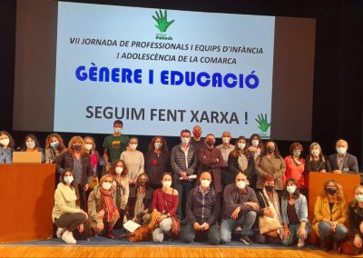 VII JORNADA DE PROFESSIONALS I EQUIPS D’INFÀNCIA I ADOLESCÈNCIA DE LA COMARCA. Teatre Municipal de Palafrugell.  7 de maig de 2021