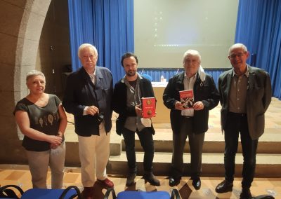 Projecció de “Memòries d’exili: Teresa Juvé”, a Arenys de Mar, amb les intervencions de Pere Baltà i Josep M Soler, de les fundacions Candel i Pallach.  Arenys de Mar  08-10-2021