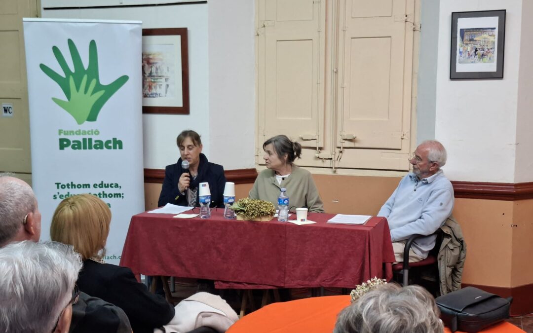 Darrer dilluns de les XI Tertúlies Pallach, amb la Maria Bruguera i en Lluís Maimí. Moderat per la  Roser Bagué i en Josep M. Soler, gràcies als tertulians/es, assistents, organització i al Centre Fraternal.  Palafrugell 23-03-2026