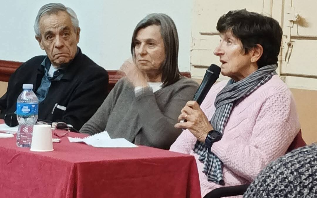 Segona convocatòria de les XI Tertúlies Pallach, amb la Rosa Escribano i en Josep Taberner, gràcies per compartir les seves vivències, gràcies a la Roser Bagué per moderar l’acte.  Sala familiar del Centre Fraternal.  Palafrugell 16-03-2026
